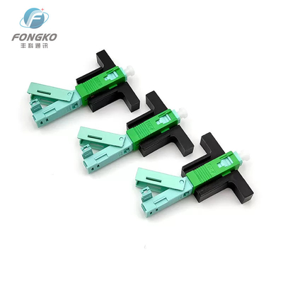 Fiber Optic Field Mechanical FTTH SC APC Fast Connector For 2x3mm Drop Cable